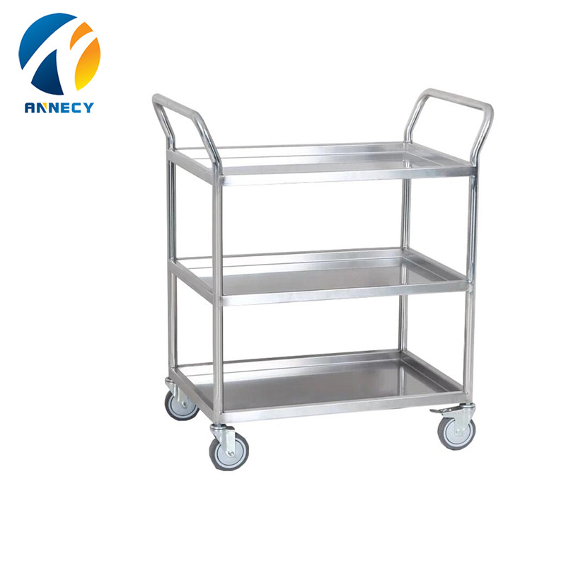 Factory Price Drug Trolley - AC-SST022 Stainless Steel Trolley – Annecy