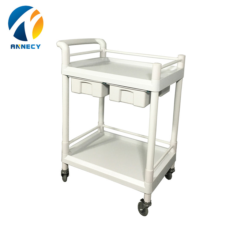8 Year Exporter Medical Trolley Cart - AC-UT015 ABS utility trolley – Annecy