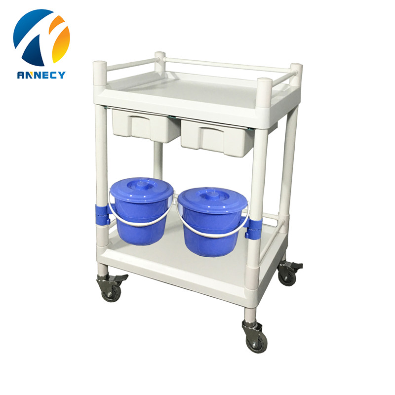 18 Years Factory Stainless Steel Trolley Cart - AC-UT019 ABS utility trolley – Annecy