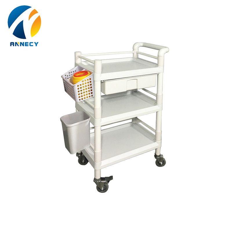 100% Original Clinic Trolley - AC-UT022 ABS utility trolley – Annecy
