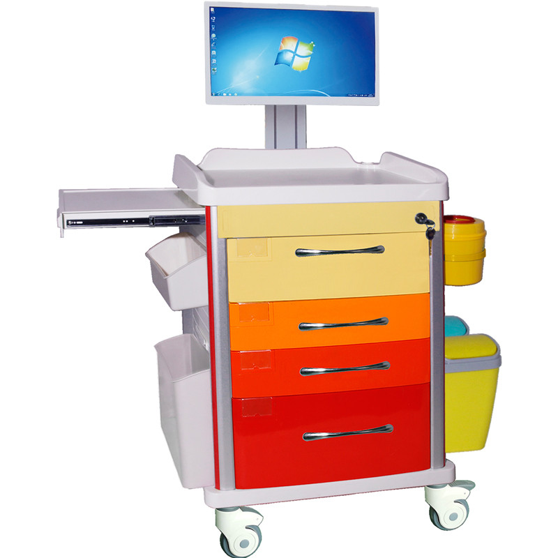 Factory source Plastic Trolley Cart - AC-WNT025 Medical workstation trolley – Annecy