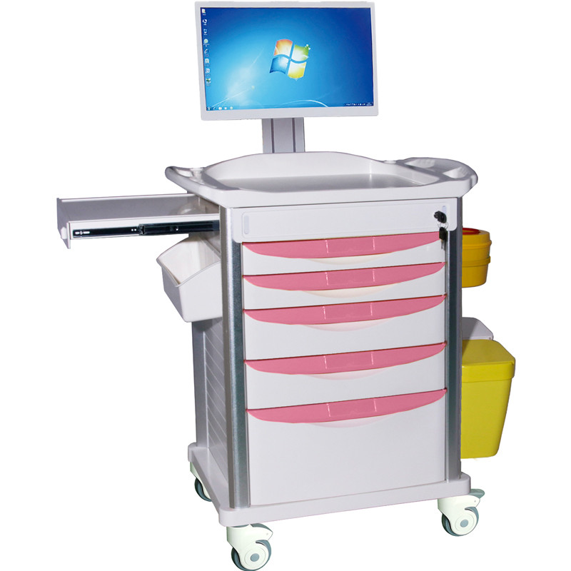 Cheap PriceList for Colorful Medical Trolley - AC-WNT028 Medical workstation trolley – Annecy