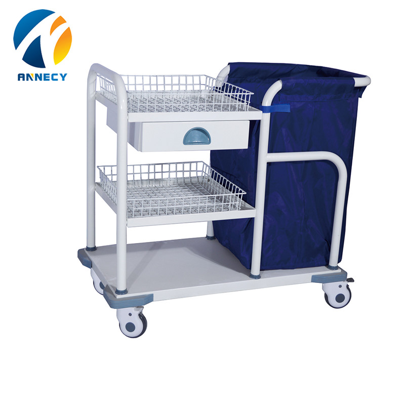 Factory source Plastic Trolley Cart - AC-WT004 Waste Trolley – Annecy