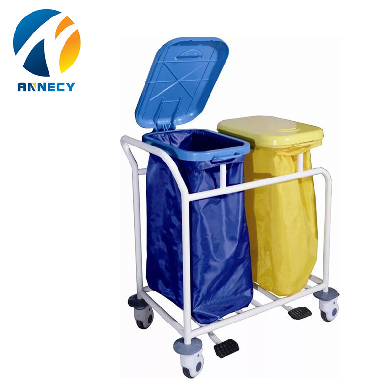 High definition Medical Trolley - AC-WT008 Waste Trolley – Annecy
