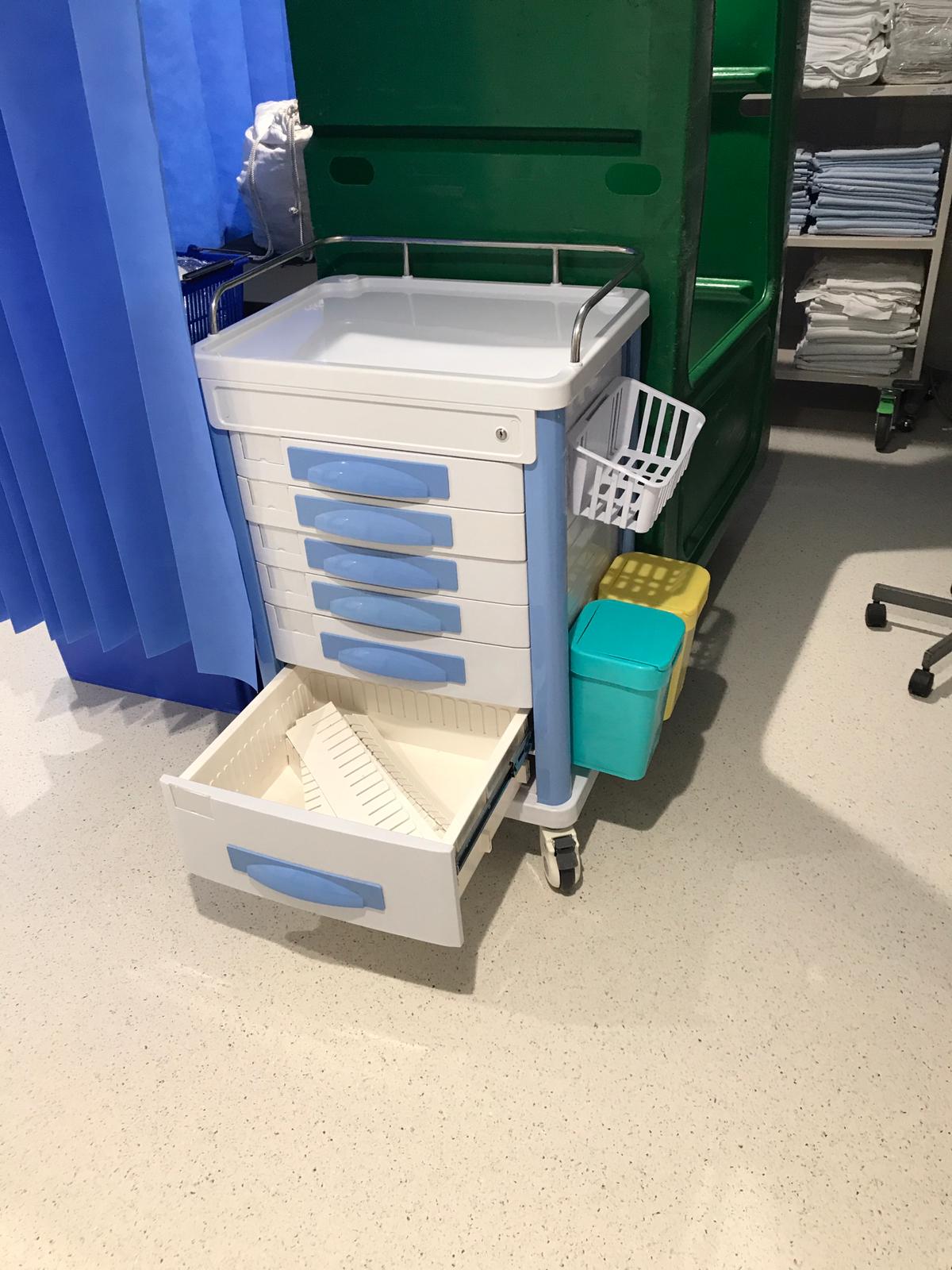 Australia customer liked our medical trolley very much