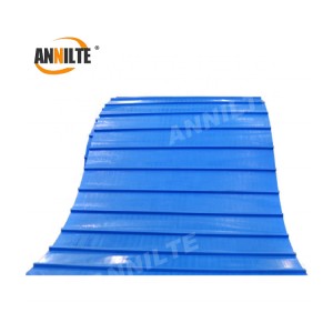 Annilte food grade blue pu Oil Resistant Easy to Clean Conveyor Belt