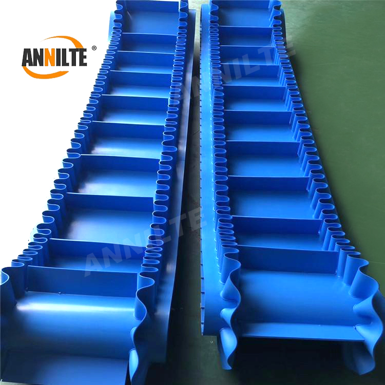 Annilte custom sidewall conveyor belt/ skirt conveyor belt