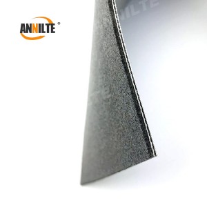 Annilte antistatic soft surface wear resistant felt conveyor belt for glasses cutting line