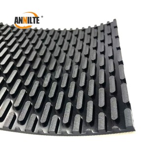 Annilte Customized black 3 ply conveyor belts pvc for wood working machine