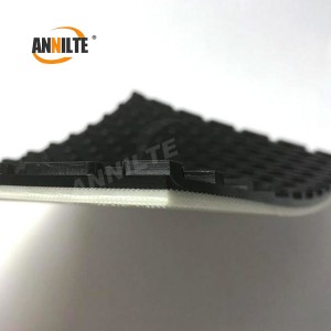 Annilte Customized black 3 ply conveyor belts pvc for wood working machine