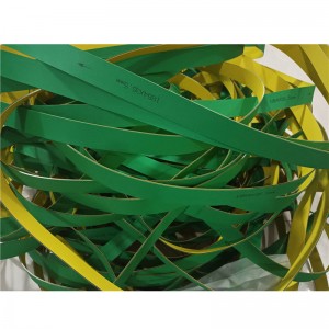 Annilte Žlutá Zelený Nylonový plochý řemen Vysokorychlostní polyamidový převodový řemen