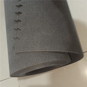 Annilte Cutting resistant grey double-sided wool Novo felt conveyor belt for cnc cutting machine