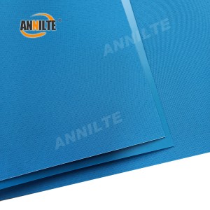 ANNILTE pu 1.5 नीलो फूड ग्रेड कन्वेयर बेल्ट खाद्यान्न कन्वेयर बेल्ट
