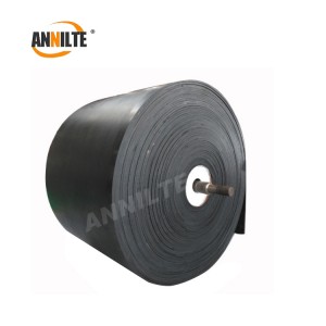 Heat resistant polyurethane ep150 1200mm 5 ply rubber conveyor belt para sa stone crusher