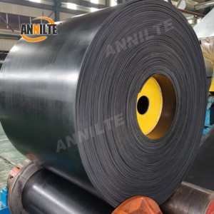 Heat resistant polyurethane ep150 1200mm 5 ply rubber conveyor belt para sa stone crusher