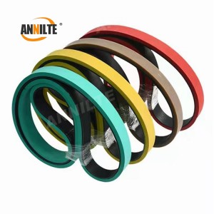 Annilte seamless Green Rubber Flat Belt High Speed ​​Polyamide Transmission rubber belt