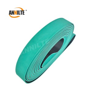 Annilte seamless Green Rubber Flat Belt High Speed ​​Polyamide Transmission rubber belt