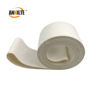 Annilte White food grade oil resistant silicone conveyor belt
