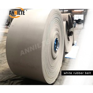 Industrial Heat Resistant White Rubber Food Grade Conveyor Belt