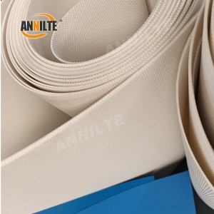 Annilte PU Diamond Pattern Industrial Conveyer Belt untuk mesin lap basah