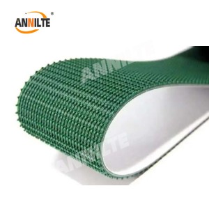 Annilte conveyor belts on agricultural machinery