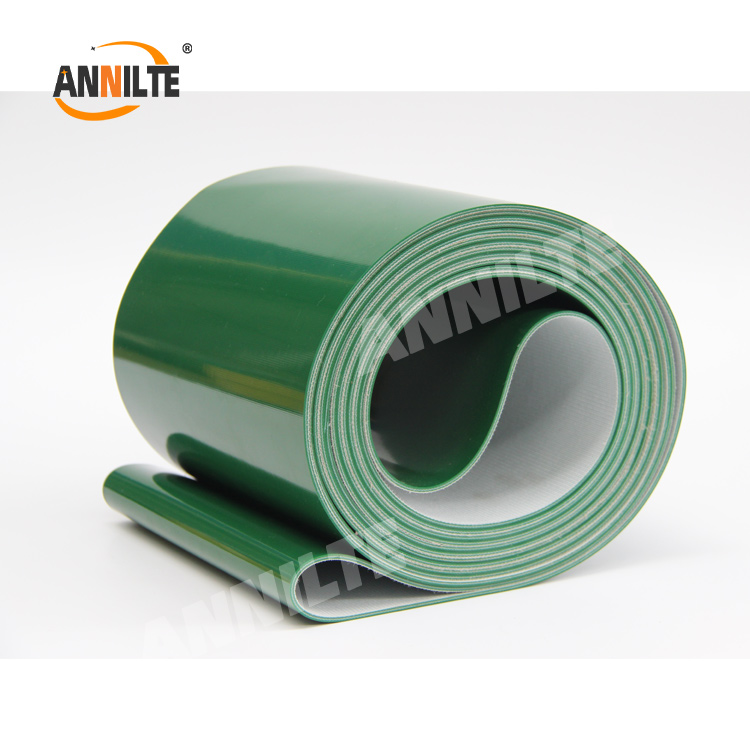 What are the features of Annilte’s engraved metal plate conveyor belts?