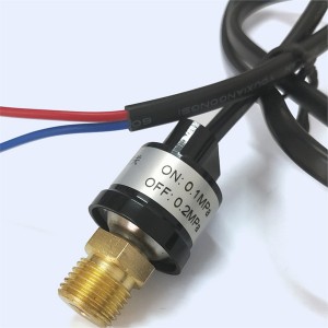 Sealed airbrush compressor pressure switch