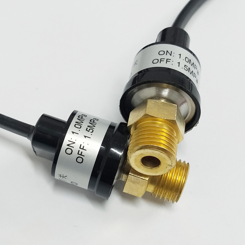 Sealed airbrush compressor pressure switch
