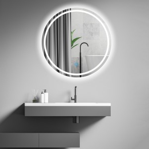 Factory wholesale Mirror Light Bathroom - Contemporary Anti Fog Smart Frameless Electronic Bathroom Miroir – Anyi