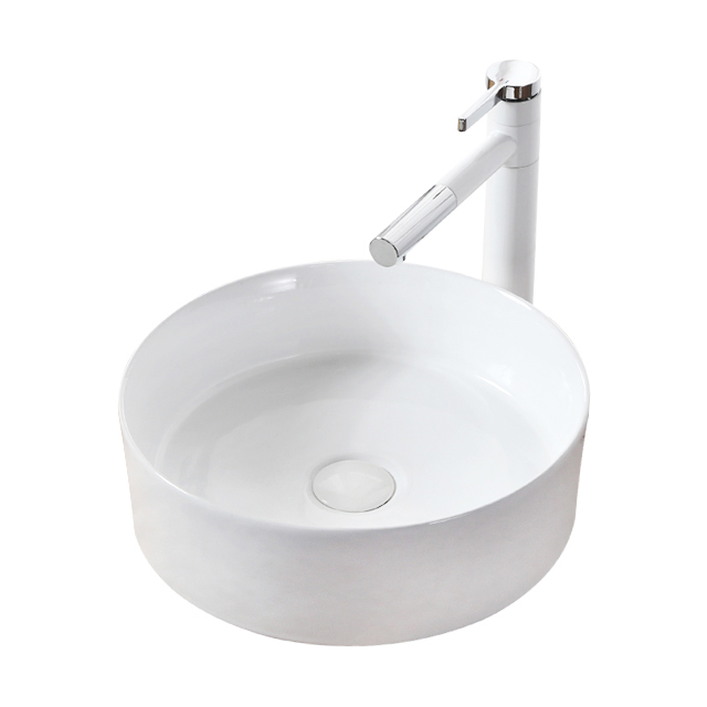 Sanitary Ware Art Wash Basin Price Luxury Bathroom Round Ceramic Countertop Basin