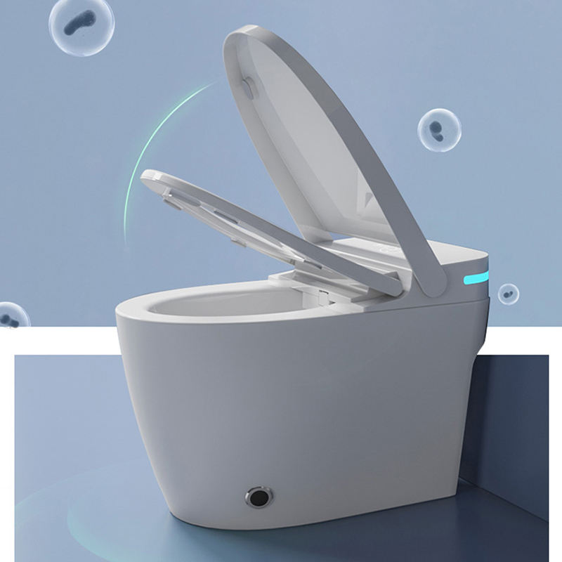 Modern white Touchless Intelligent Auto Flush Smart Toilet