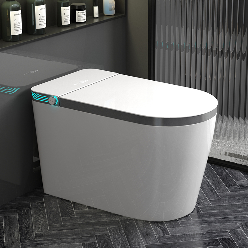 Automatic Sanitary Ware Items Ceramic Toilet Bowl Black Bathroom Wc Intelligent Smart Bidet Toilet