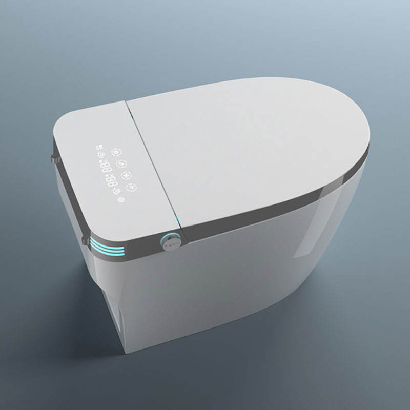 Household One Piece Ceramic Sensor Smart Toilet