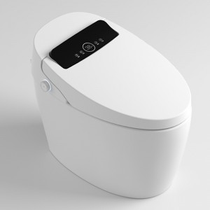 Hot sale Smart Toilet Intelligent - Intelligent toilet electrique nightlight foot sensor flushing bathroom bowl – Anyi