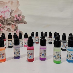 24 botellas de tinta a base de alcohol de color vibrante pintura de alcohol tinta de resina de pigmento para artesanías de resina vasos pintura de arte de líquido acrílico