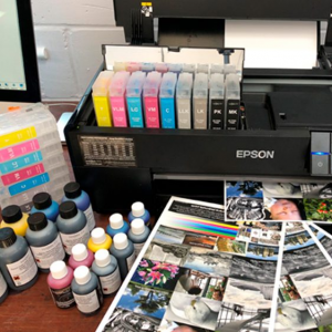 Waterdigte, nie-verstoppende pigment-ink vir inkjet-drukker