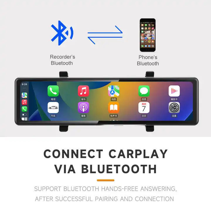 OEM/ODM Factory Carlinkit 2air-OEM-Bk Wireless Android Auto Carplay Adapter Dongle, Support Ota Upgrade
