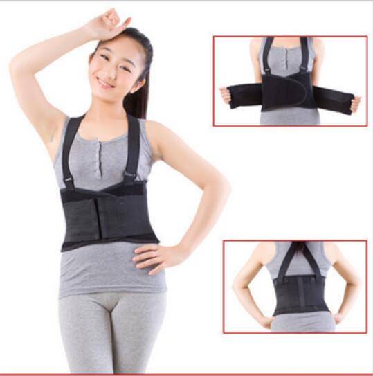 Waist Support,High Quality Breathable Double straps Adjustable Medical Waist Support
