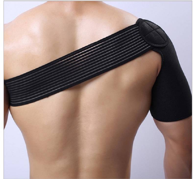 Excellent quality Shoulder Pain Brace – Foam shoulder pads for men support belt – AoFeiTe detail pictures