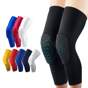 Aofeite Anti Collisions Hex Honeycomb Knee Pads Sleeves