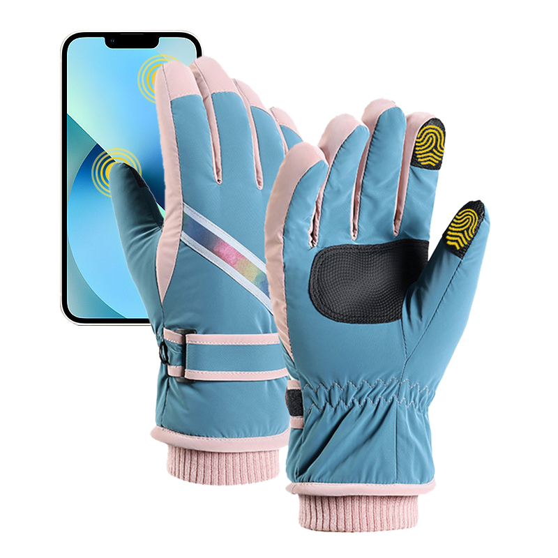 Aofeite Touch Screen Waterproof Ski Gloves For Winter