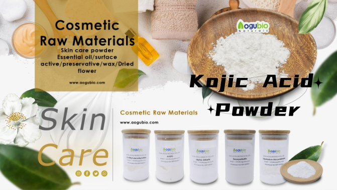La eficacia del ácido kójico y el polvo de dipalmitato de ácido kójico en cosméticos