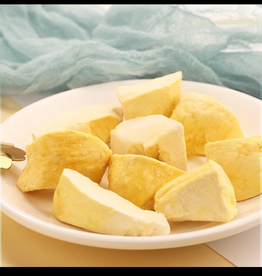 Freeze droege durian plakjes