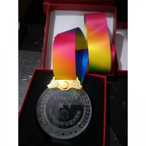 कोणत्याही कार्यक्रमासाठी, कोणत्याही पुरस्कारासाठी वैयक्तिकृत क्रिस्टल पदक