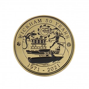 Персонализирана монета од мека емајл од леана цинкова легура, без ограничувања на големината, количината и логото
