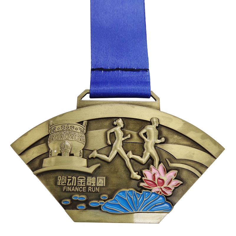 China Bespoke Medal Factory –  Personalized all kinds of enamel with prints and glitter medals in any shape and logo  – AoHui