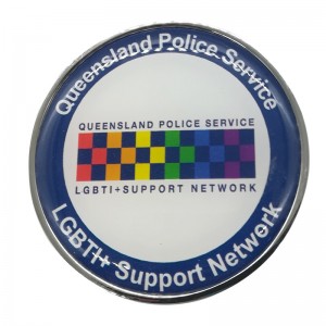 Personalized printed sticker lapel pin badge,no limitation on logo