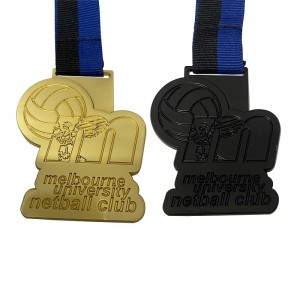 Diverse medaglie scolastiche su misura per a corsa, l'avvenimentu di gruppu