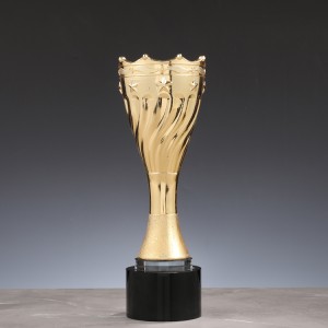 Oanpast Metal Gold Silver Brûns Trophy