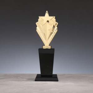 Benotzerdefinéiert Metal Gold Silver Bronze Trophy